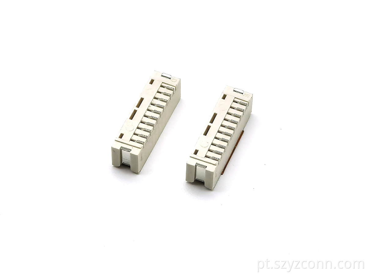 1.25mm Pitch Wafer Vertical SMT LED Pin header Connector 10P
